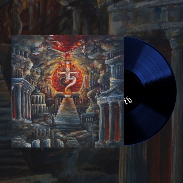 Death Saturnalia (with temples below) Blue Vinyl