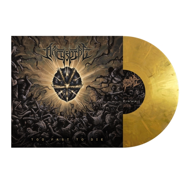 Too Fast To Die (Gold Metallic Marble)