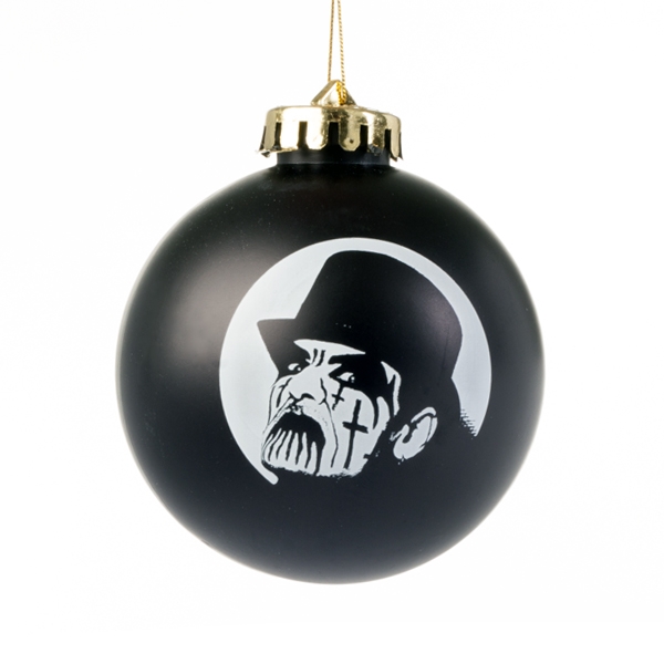 King Diamond "No Presents for Christmas Ornament (Black)" Ornaments