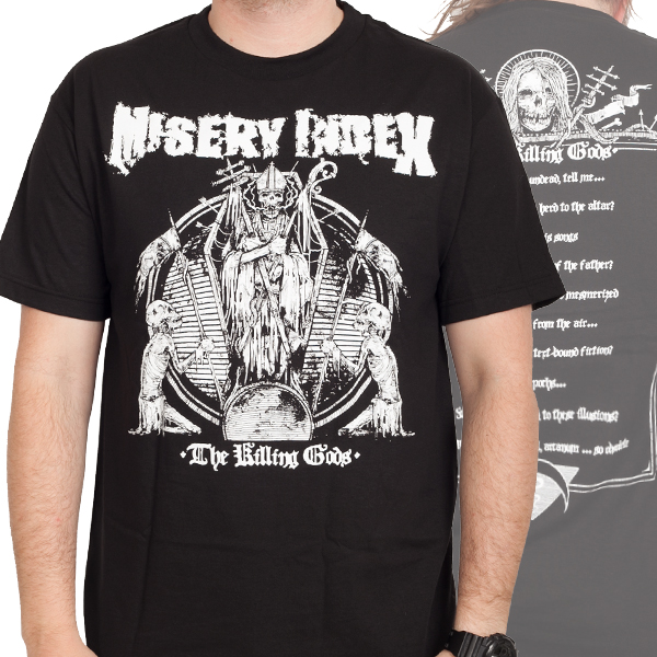 T-shirt Misery Index Discordia Dissent Vintage 2005 - Taille XL, Noir, Occasion Très Bon état