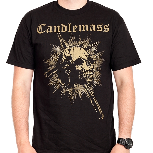 Candlemass "Gold Skull" TShirt IndieMerchstore