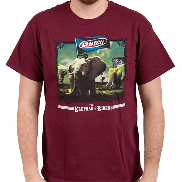 Clutch "The Elephant Riders" TShirt IndieMerchstore