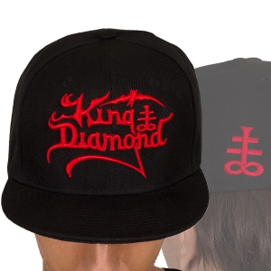 Logo Snapback (Red On Black)