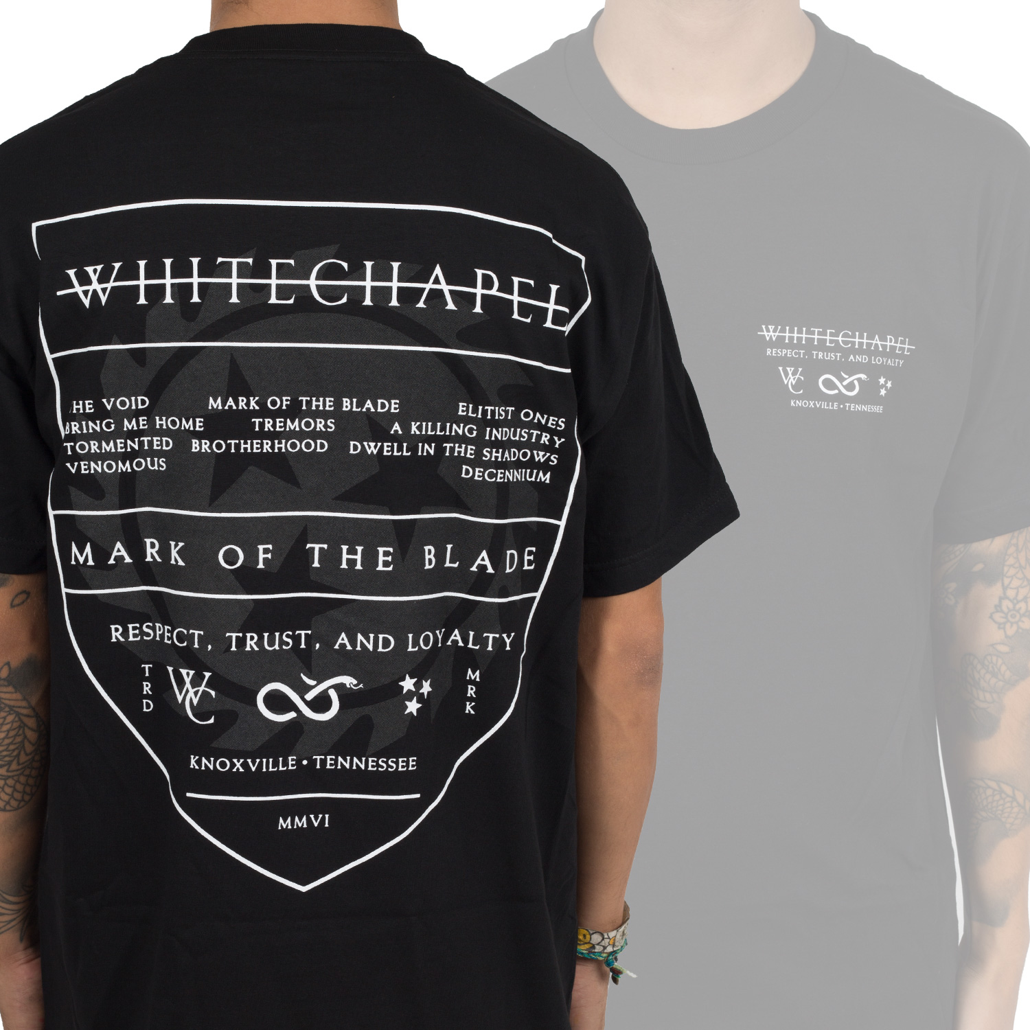 Whitechapel "Code" TShirt IndieMerchstore