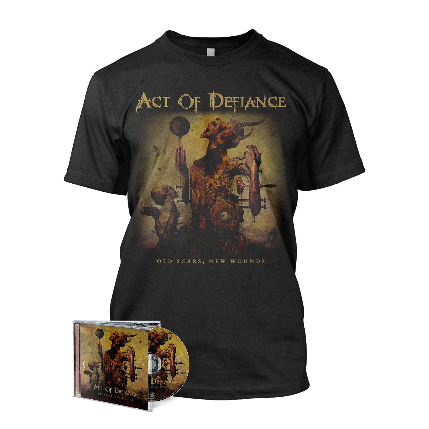 Act of Defiance "Old Scars, New Wounds CD Album Bundle" Bundle