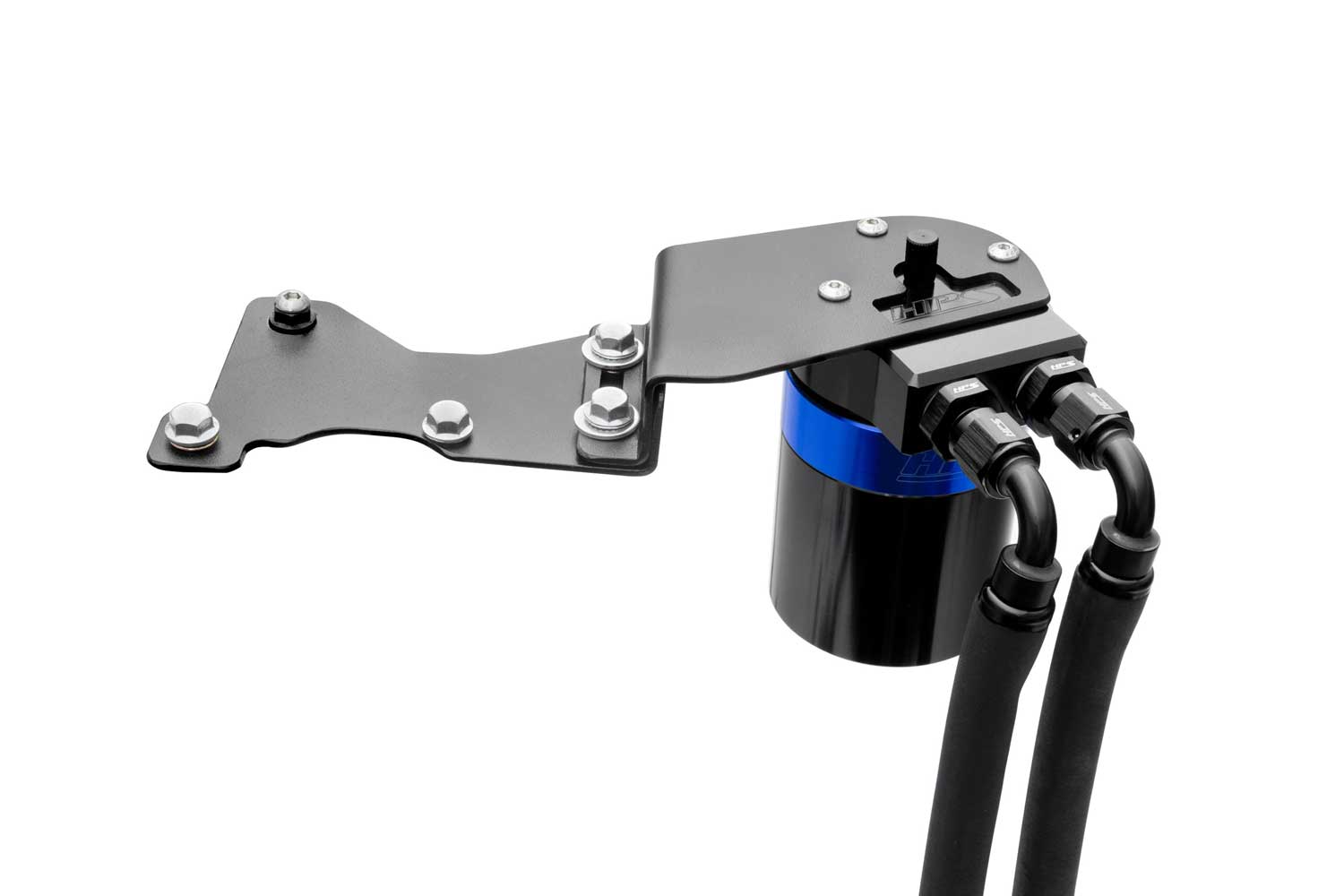 HPS Oil Catch Can with Integrated Dipstick and Removable Can for Lexus 2010-2015 IS350C 3.5L V6