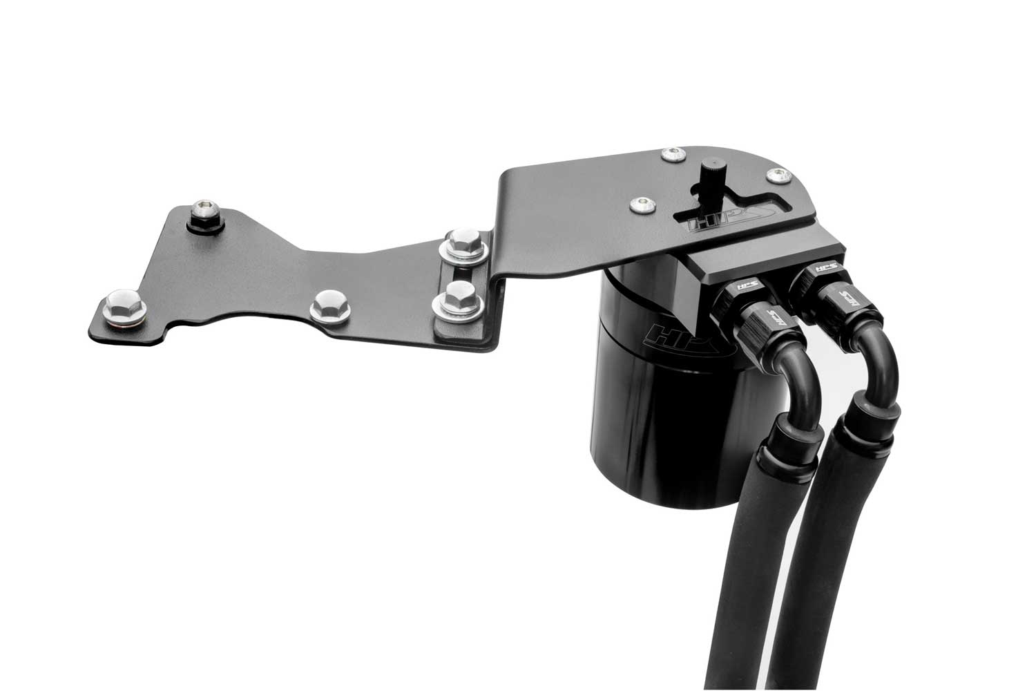 HPS Oil Catch Can with Integrated Dipstick and Removable Can for Lexus 2006-2013 IS250 2.5L V6