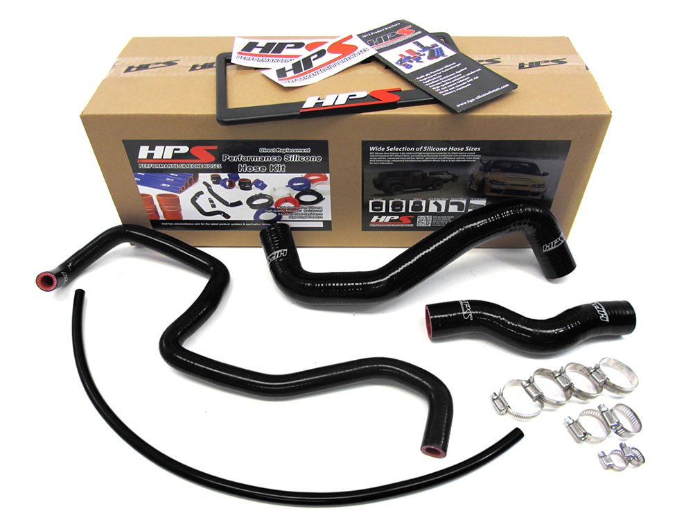 HPS 3Ply Silicone Radiator Hose Kit for Nissan 0306 350Z BLACK Z33 04