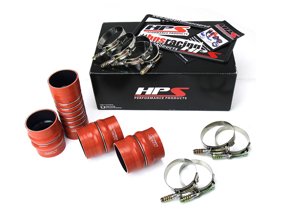 Polished Intercooler Pipe & Boot Clamp Kit for 2007.5-2009