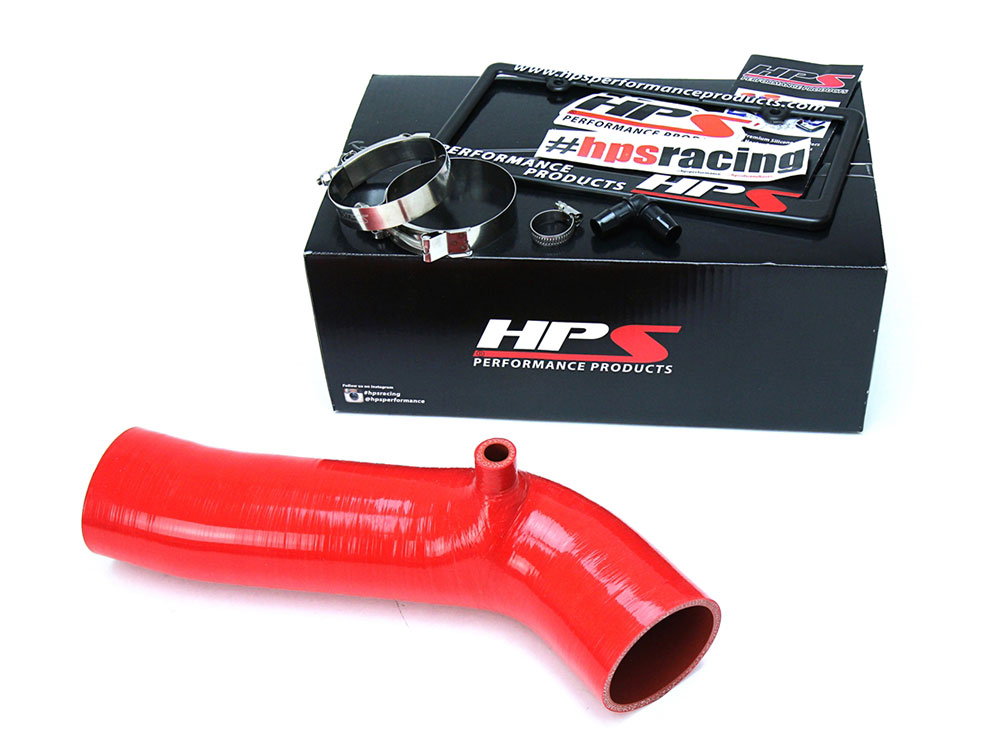 HPS Silicone Air Intake Tube Hose Kit for Infiniti 0307 G35 Coupe RED