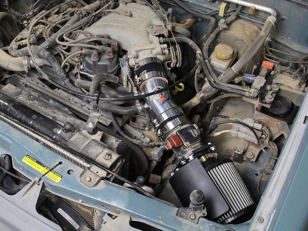 HPS Shortram Air Intake Kit for Nissan 0004 Xterra 3.3L V6 NA BLACK 01