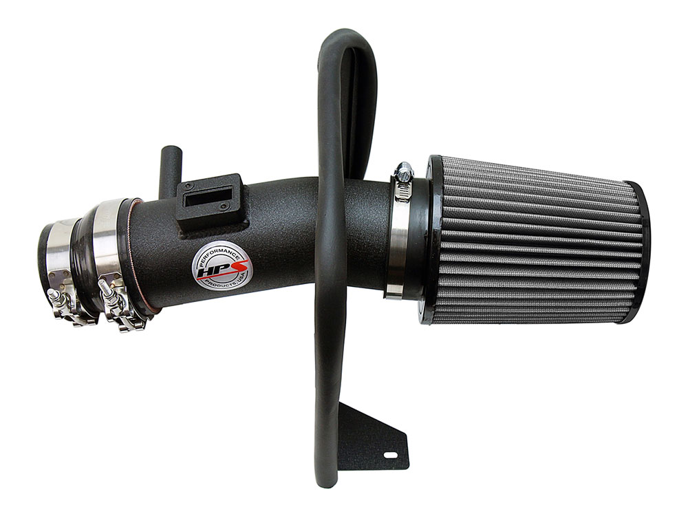 HPS PERFORMANCE POLISH SHORT RAM AIR INTAKE KIT w/ K&N FILTER 1116