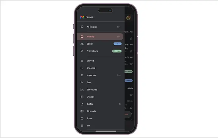 how to delete multiple emails in gmail on iphone