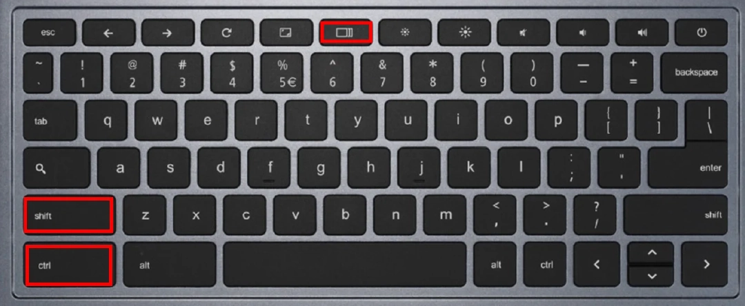 taking a screenshot on chromebook