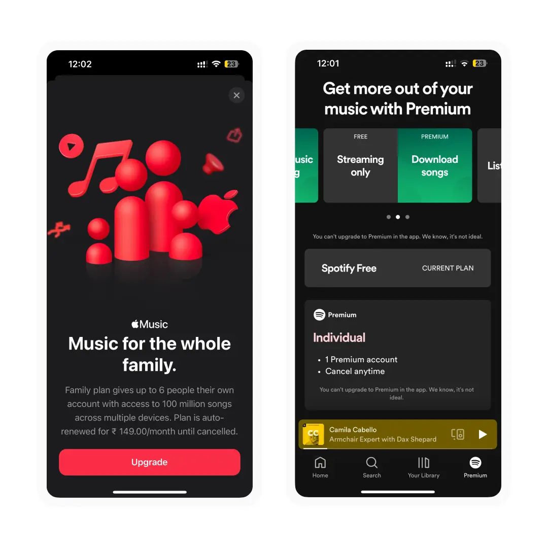 apple music vs spotify premium