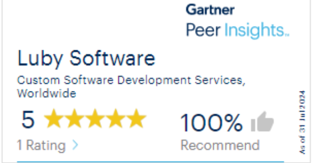 Gartner Peer Insights - Five-star rating