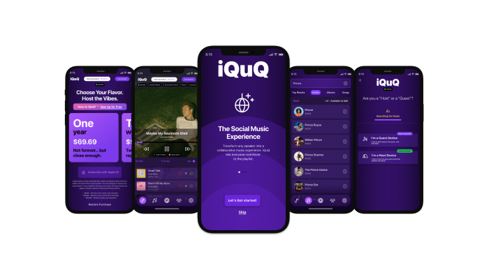 iQuQ Music Sharing Social App