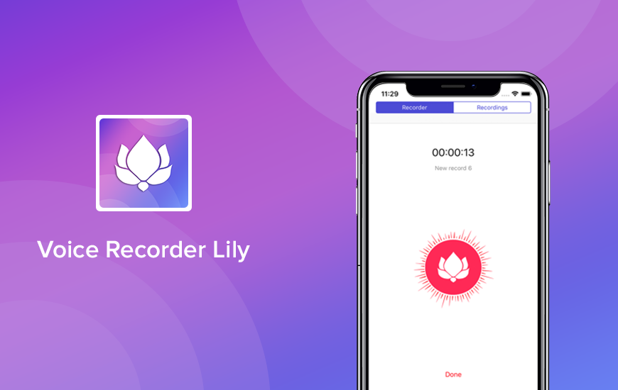Voice Recorder Lily A Digitally Smart Voice Editor