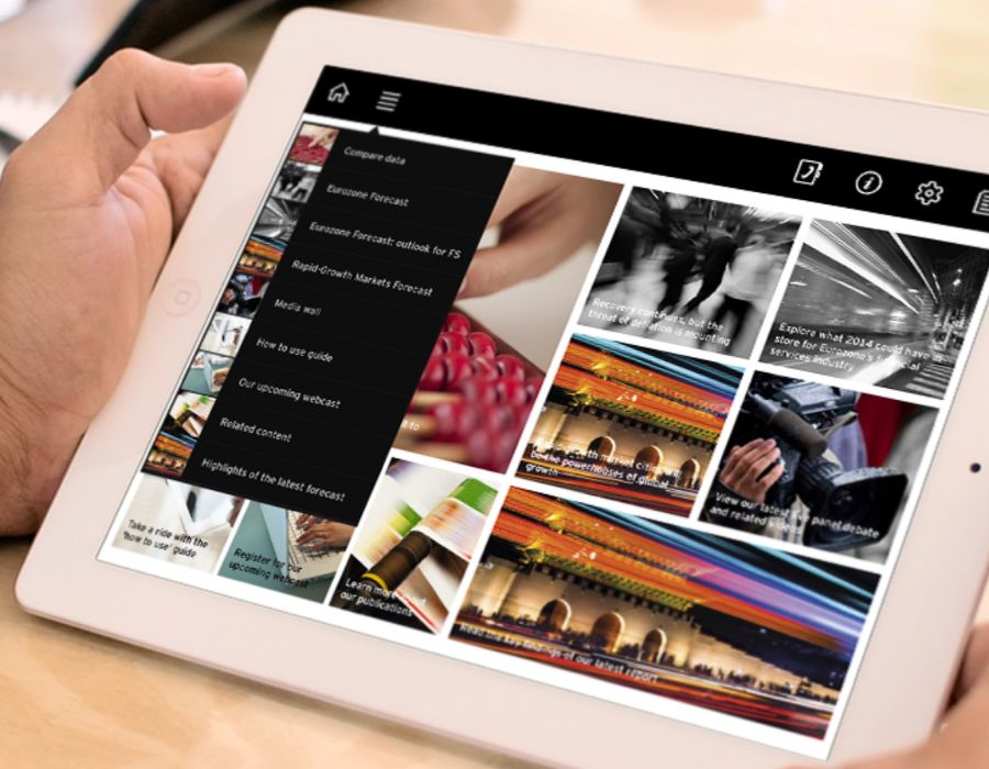 Forecasts in Focus – Financial Insights App for Ernst & Young Portfolio Image