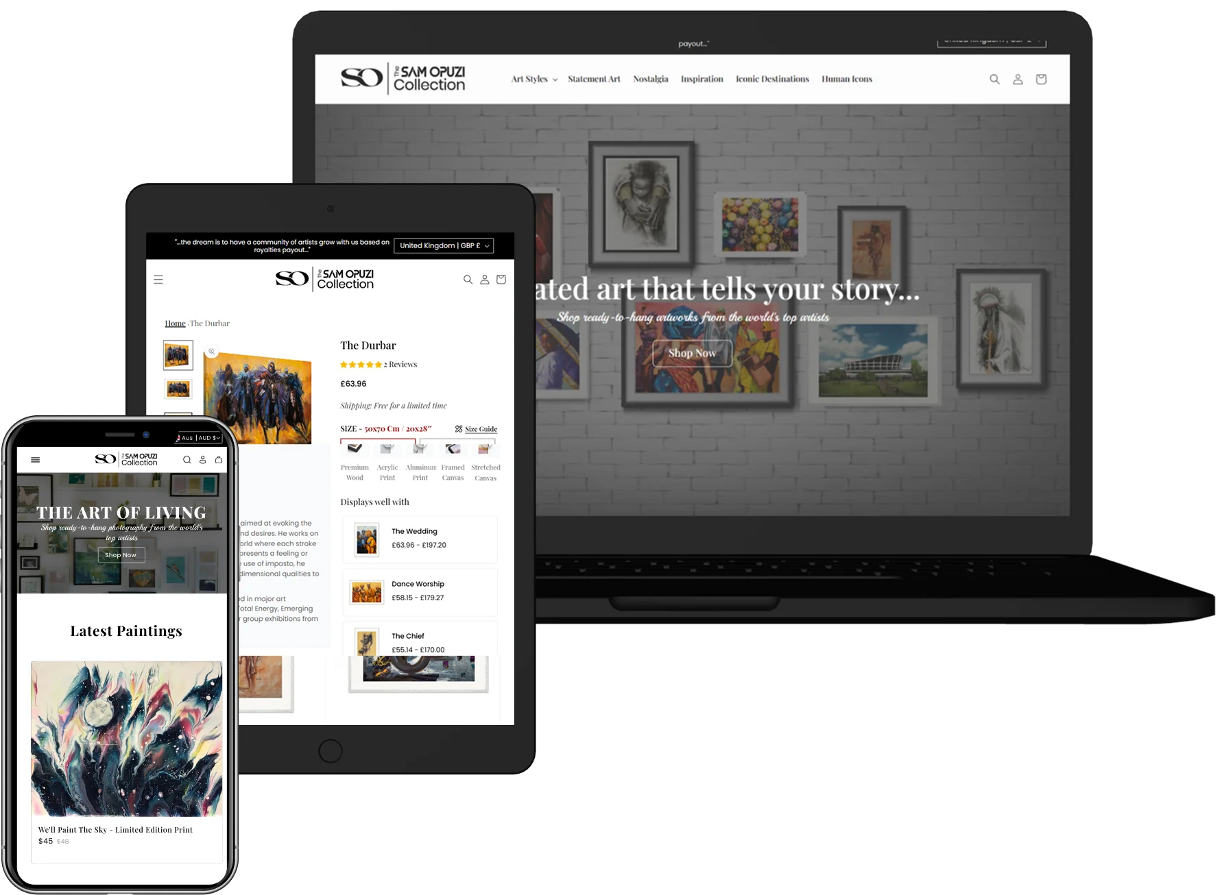 Samopuzi Collection – Online Artwork Reprints Platform Portfolio Image