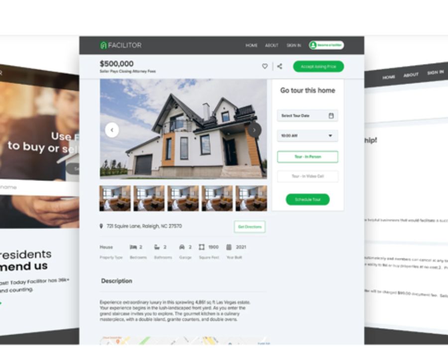 AI-Based Property Finder Platform for Facilitor Portfolio Image