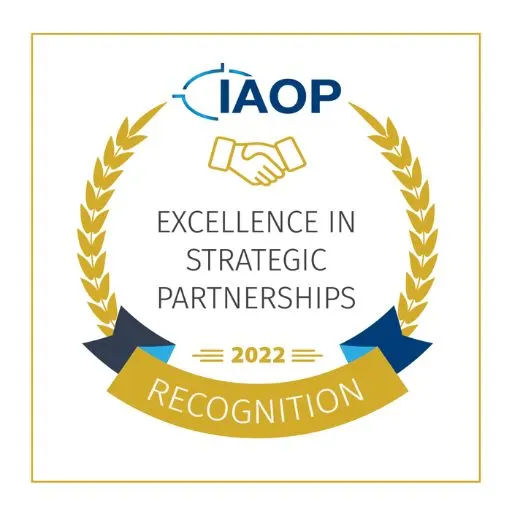 Innowise received award for Excellence in Strategic Partnerships from IAOP