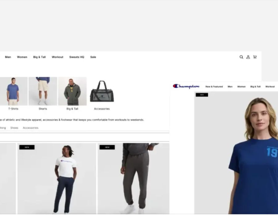 Champion® Flash Sale Performance Optimization on Adobe Commerce Portfolio Image