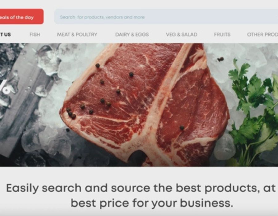 B2B Grocery & Meat Marketplace Platform for Restaurants Portfolio Image