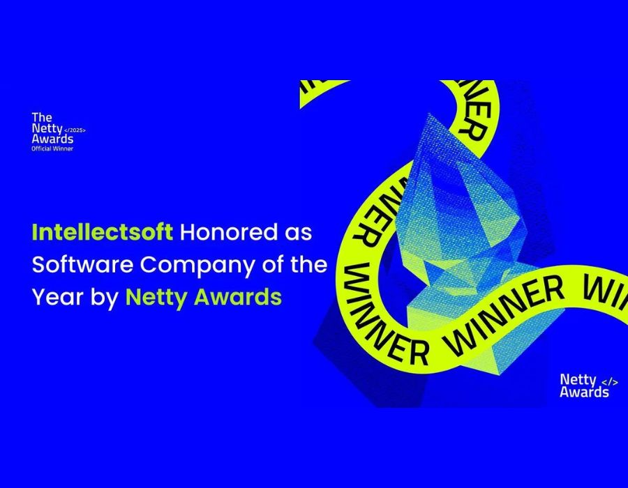 Intellectsoft Honoured as Software Company of the Year by the Netty Awards Intellectsoft Honoured as Software Company of the Year by the Netty Awards