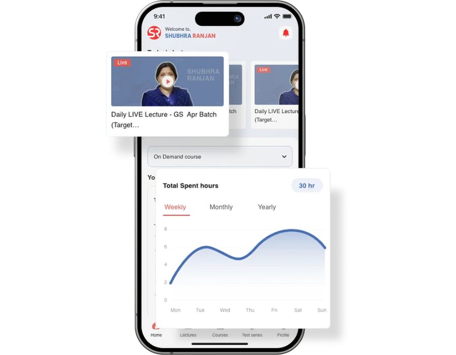 Shubhra Ranjan IAS Study App Portfolio Image