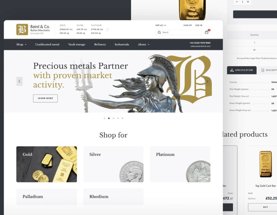 Digital Transformation of Precious Metals Trading Platform Portfolio Image