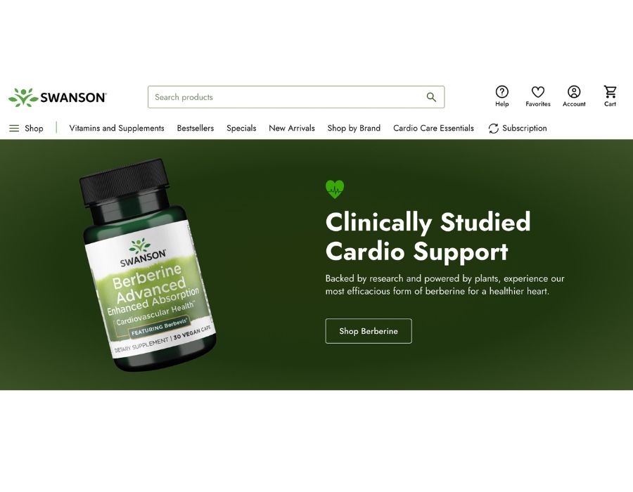 Ecommerce Modernization & Shopify Plus Migration for Swanson Vitamins Portfolio Image