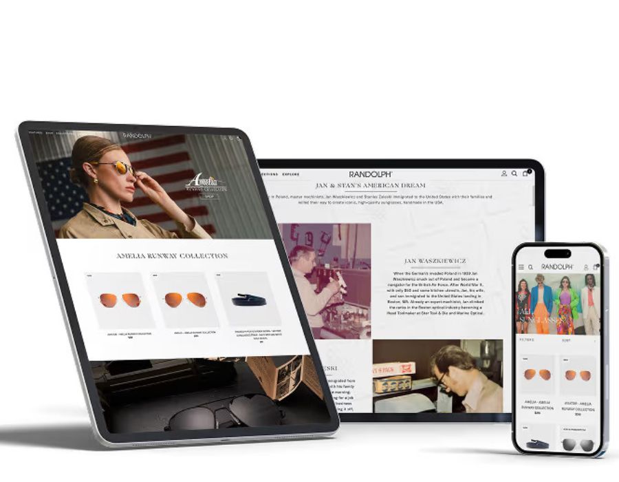 Ecommerce Transformation & Shopify 2.0 Upgrade for Luxury Eyewear Brand Portfolio Image