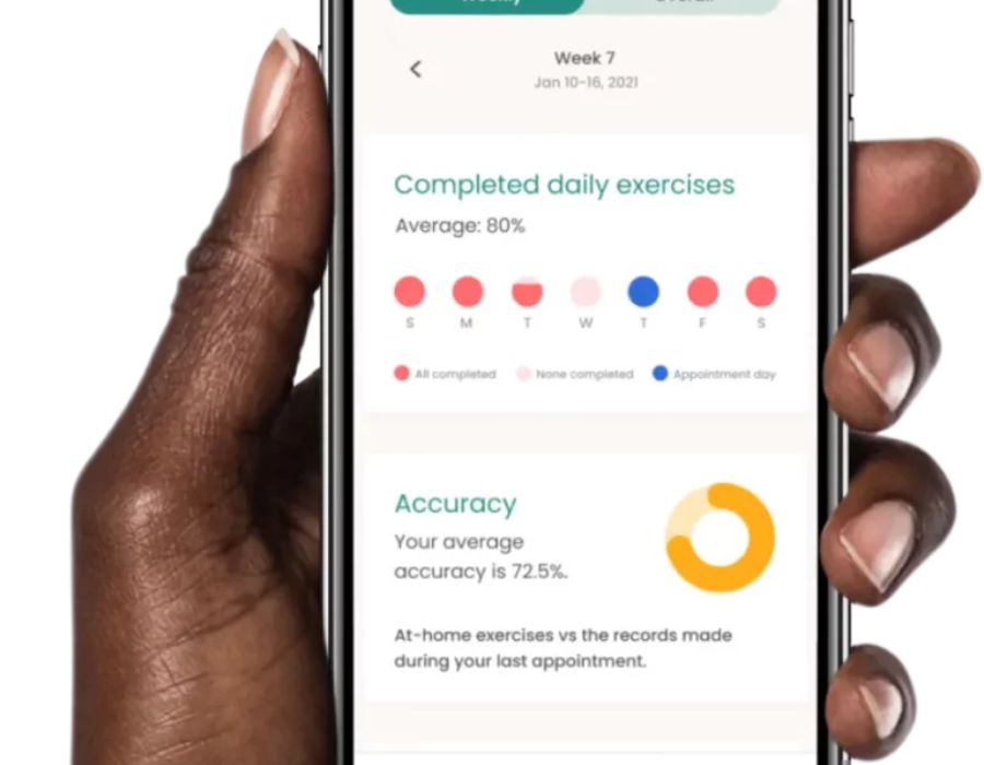 Halterix Smartwatch-Based Physical Therapy App Portfolio Image