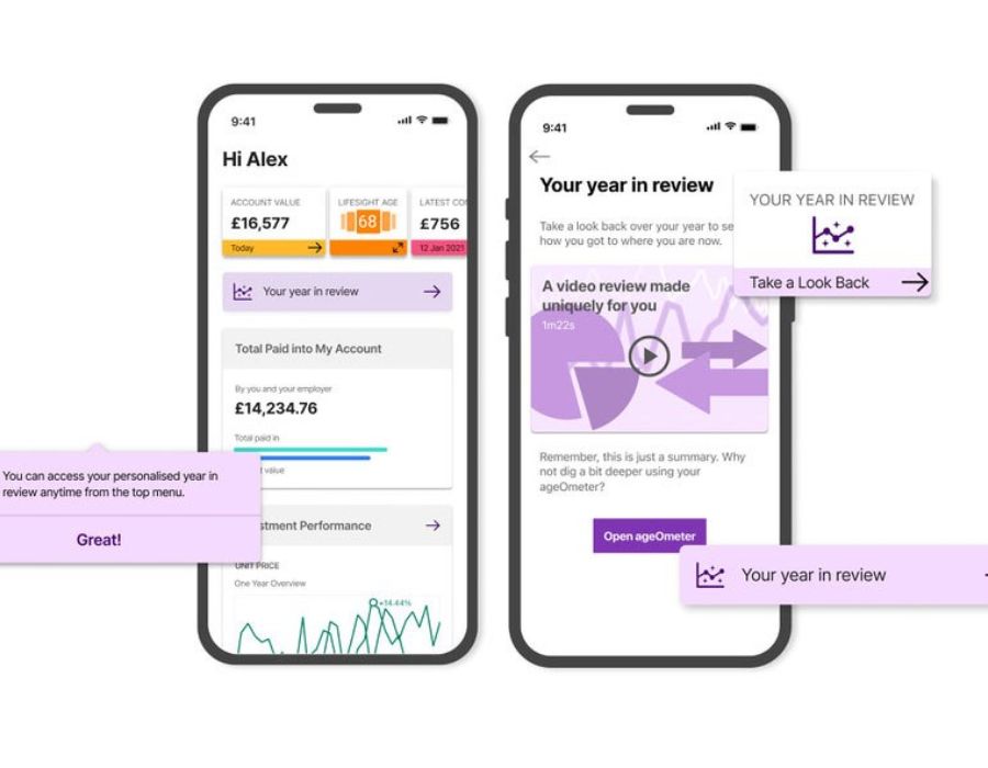 LifeSight Pension App Portfolio Image