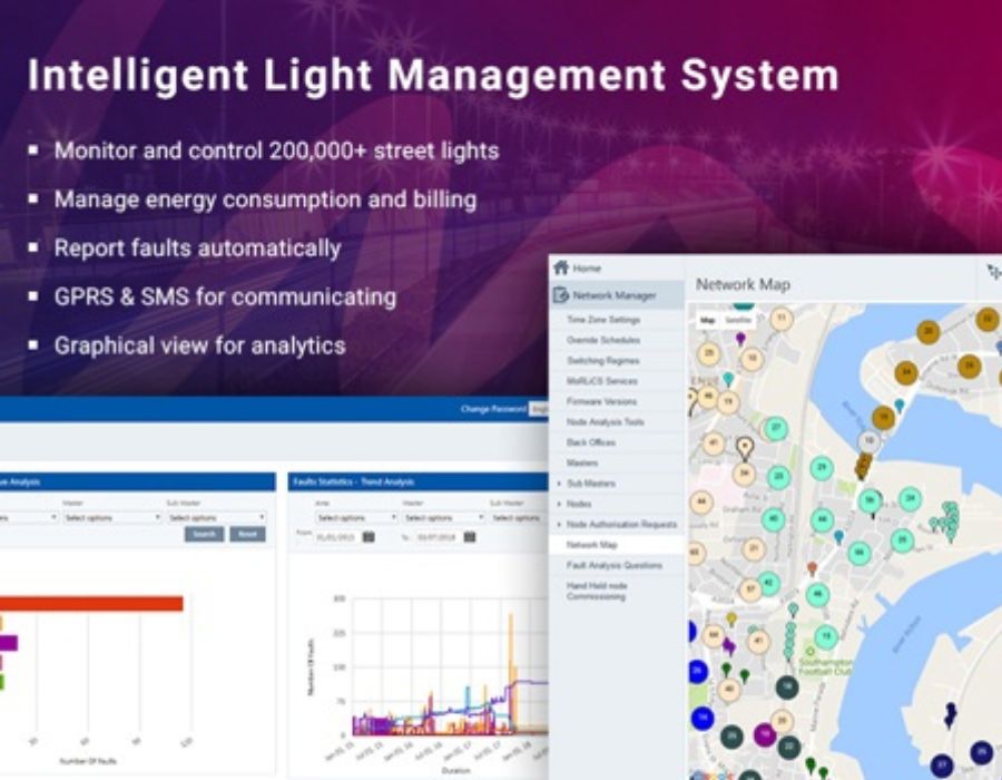Smart Streetlights Management & Energy Optimization System Portfolio Image
