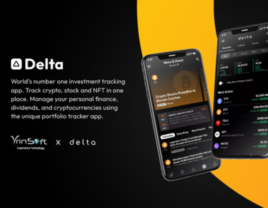 Delta Investment Tracker App Portfolio Image
