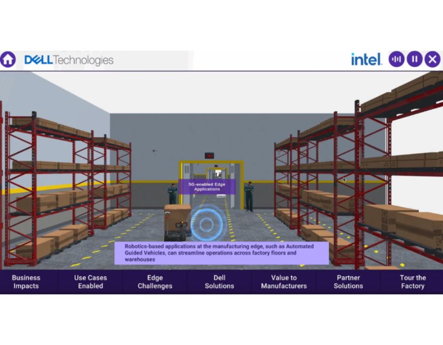 Smart Factory in Motion – Intelligent Manufacturing Visualization for Dell & Intel Portfolio Image
