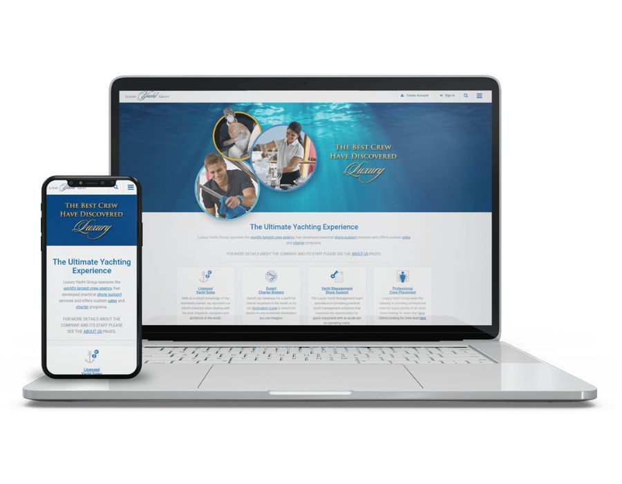 Luxury Yacht Management & Charter Platform Development Portfolio Image