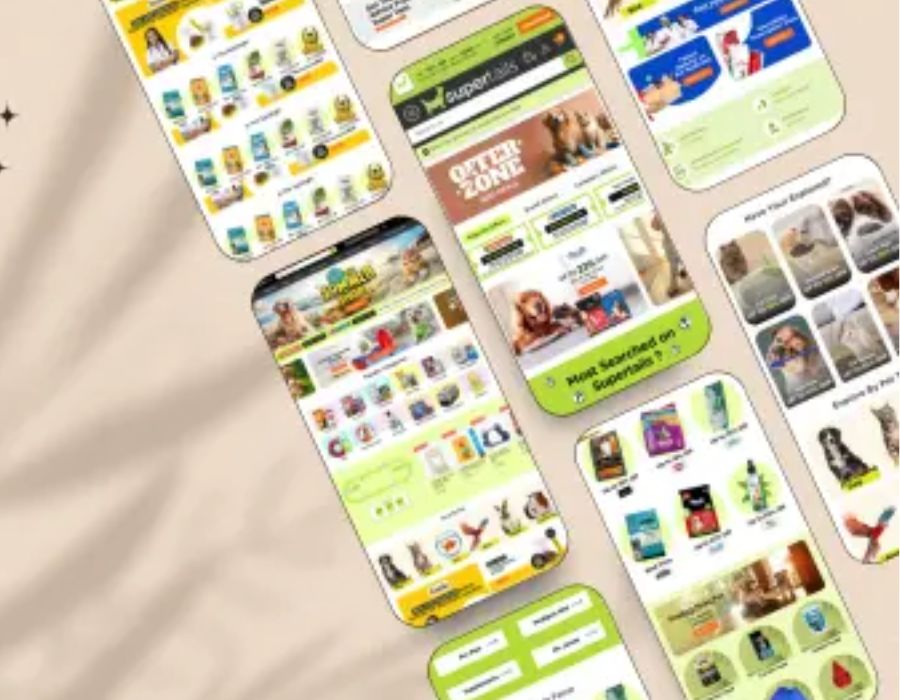 eCommerce Platform Development for Supertails Portfolio Image