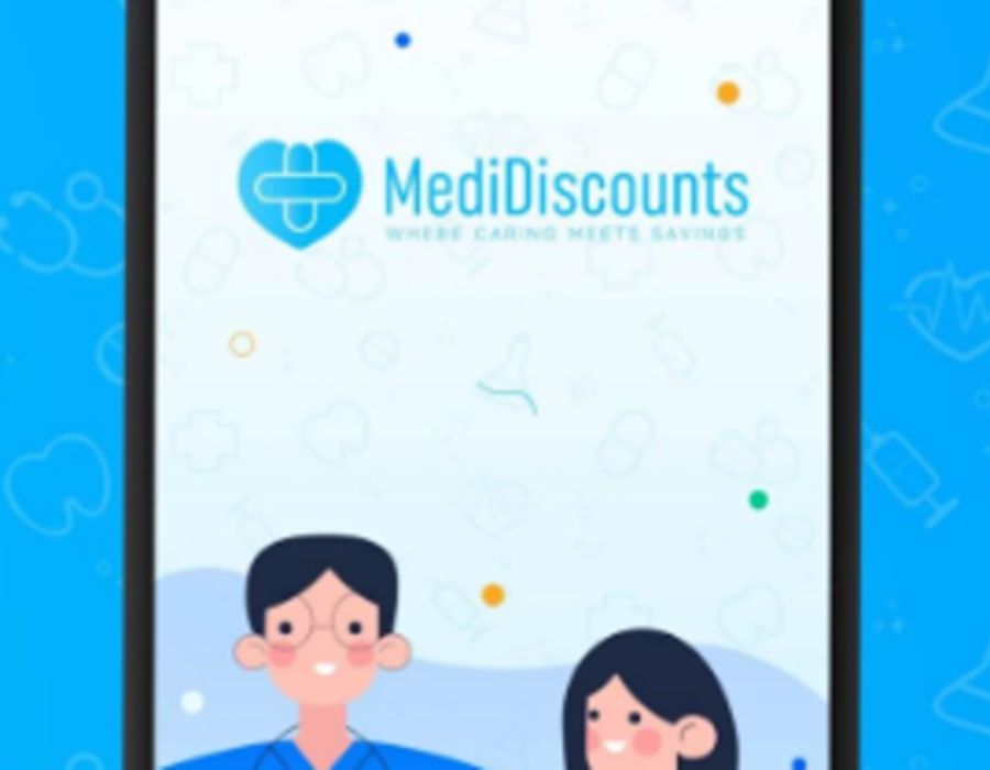 MediDiscounts – AI-Enabled Prescription Savings & Pharmacy Discount Mobile App Portfolio Image