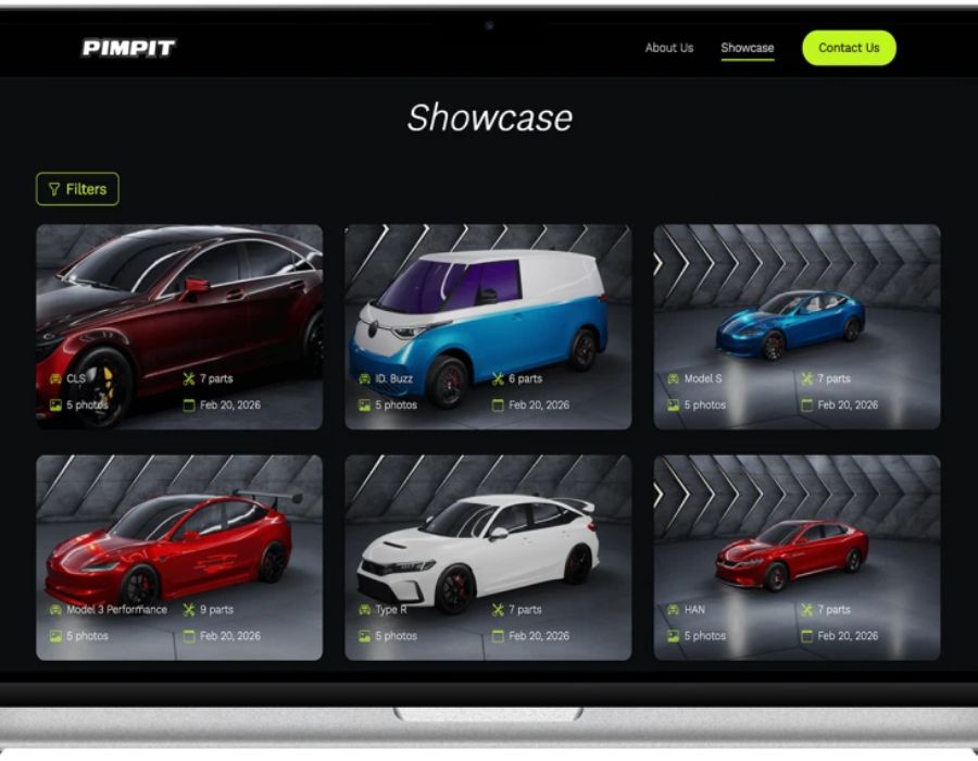 3D Car Tuning Simulator & Configurator Development Portfolio Image