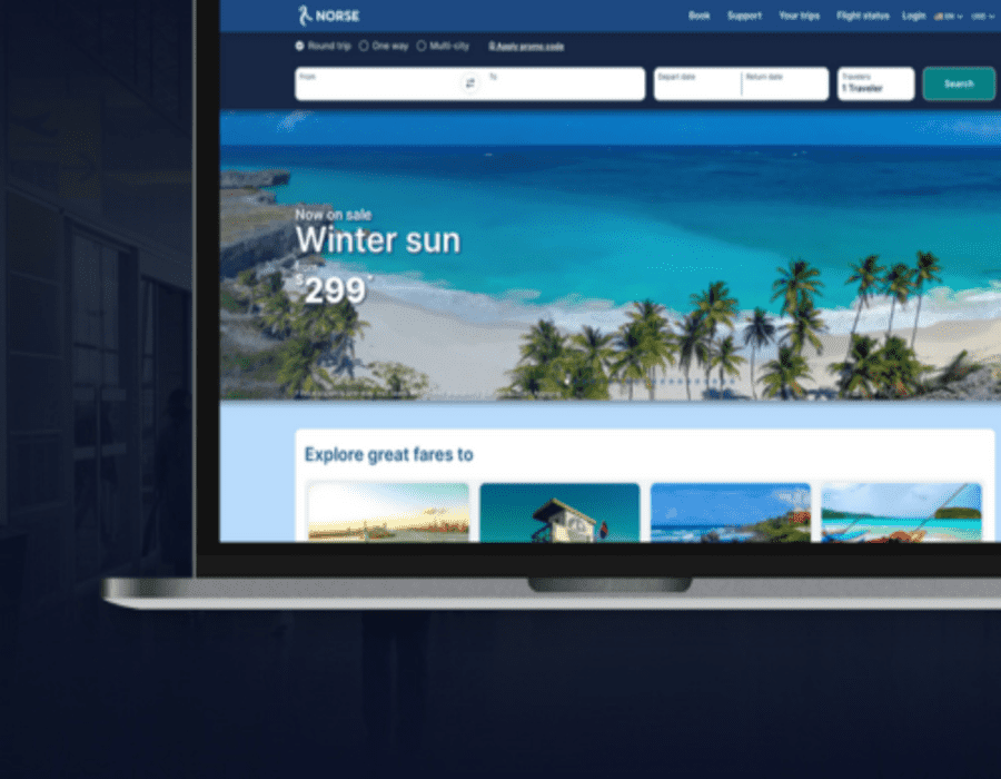 Integrated Digital Launch Strategy for Norse Atlantic Airways Portfolio Image