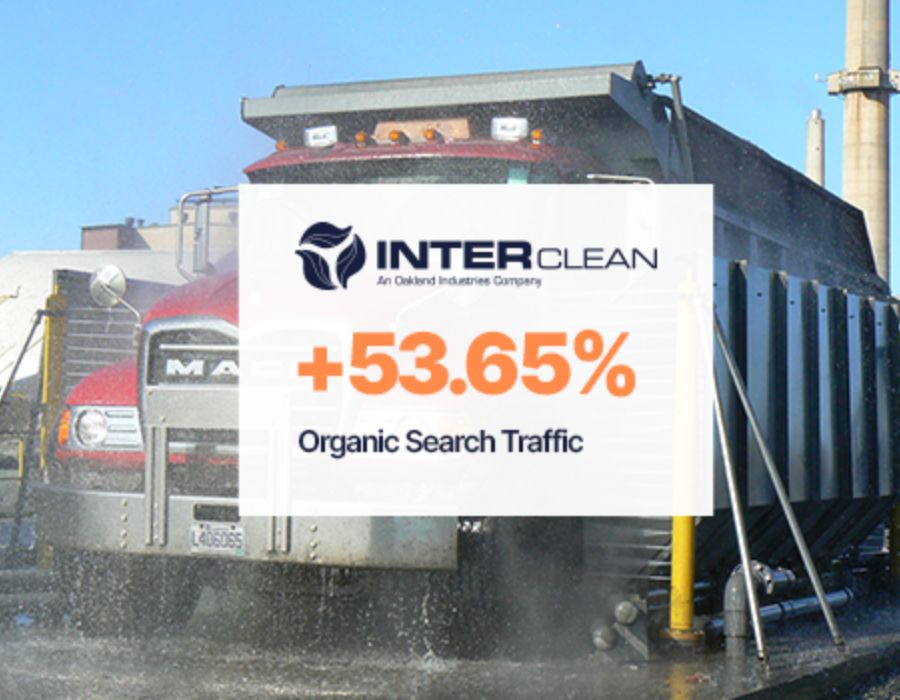 SEO & Website Optimization for InterClean Portfolio Image
