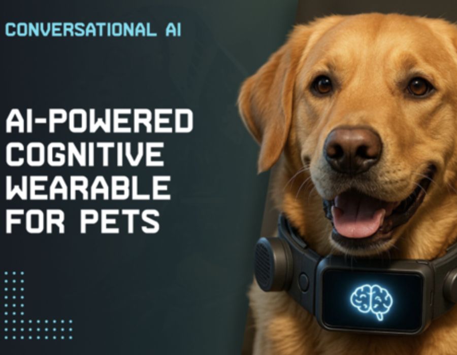 AI-Powered Cognitive Wearable for Pets Portfolio Image
