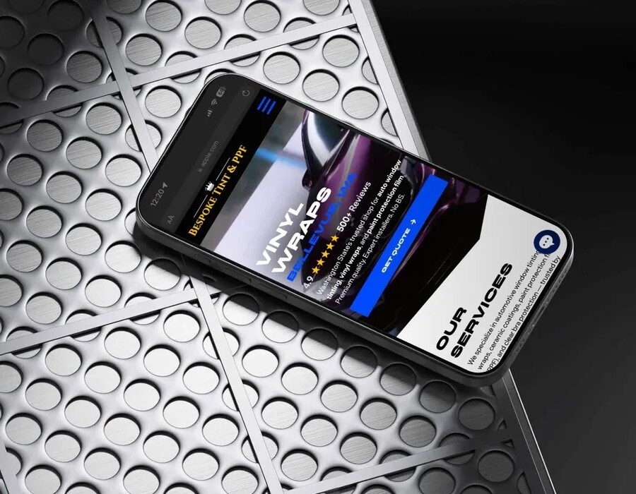 Website for a Leading Car Styling Services Company Portfolio Image