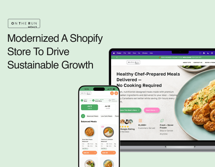 Shopify Checkout Validation Fix & Bundle Logic for OTR Meals Portfolio Image