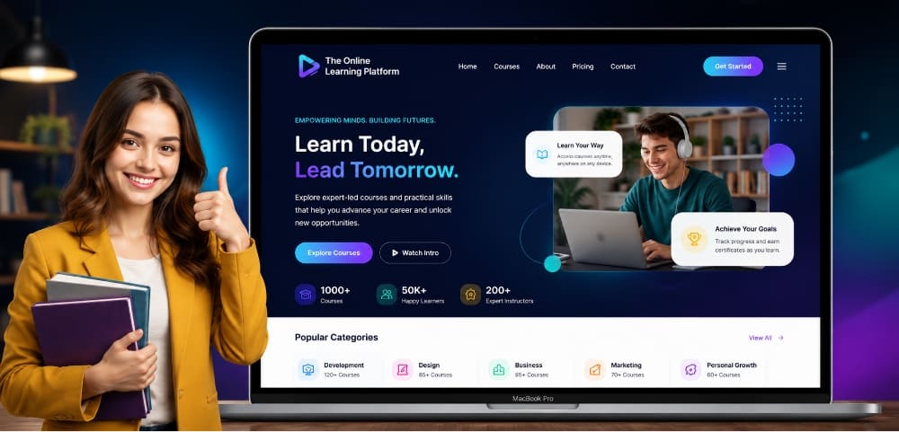 The Online Learning Platform Portfolio Image