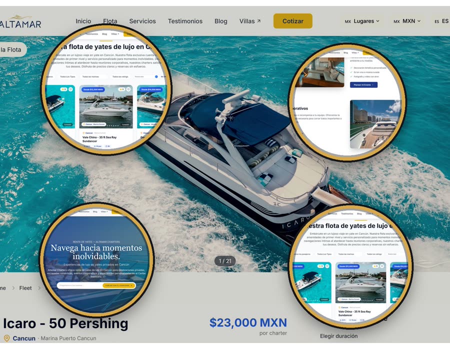 Altamar Charters Portfolio Image