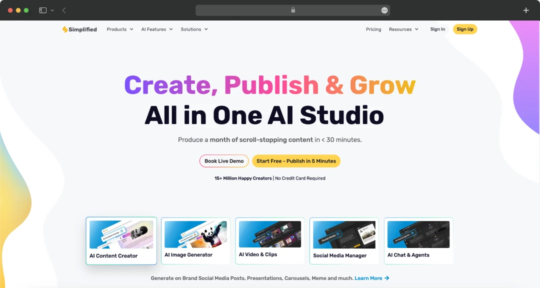 Setting up an account with Simplified AI